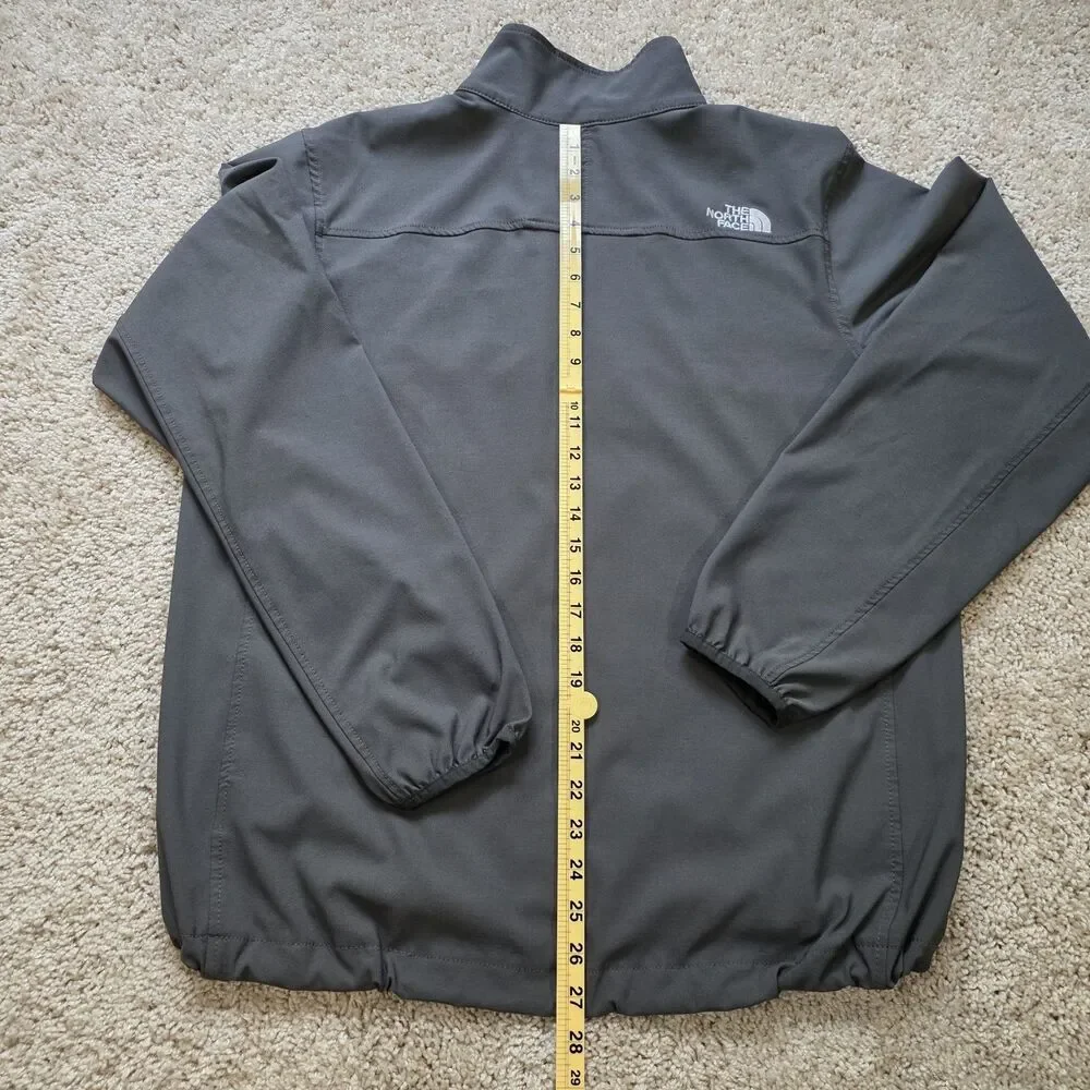 The North Face Men’s Softshell 1/4 Zip Pullover Jacket Charcoal Gray Size L